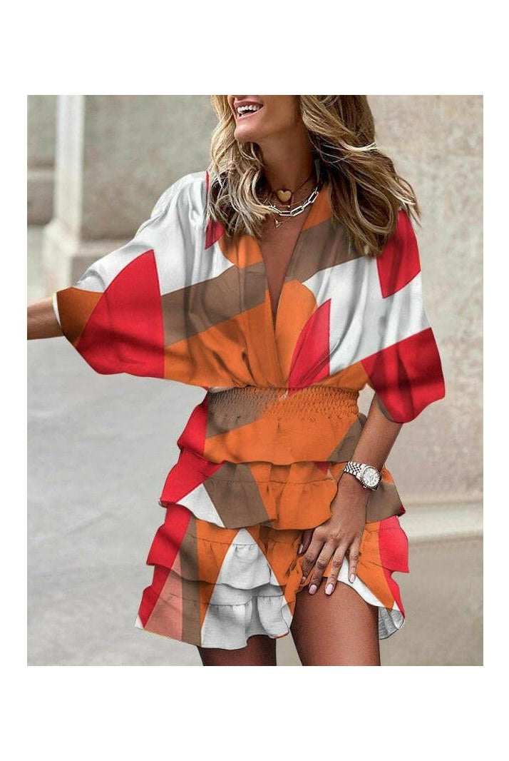 Francesca™ - Stylish Print Dress