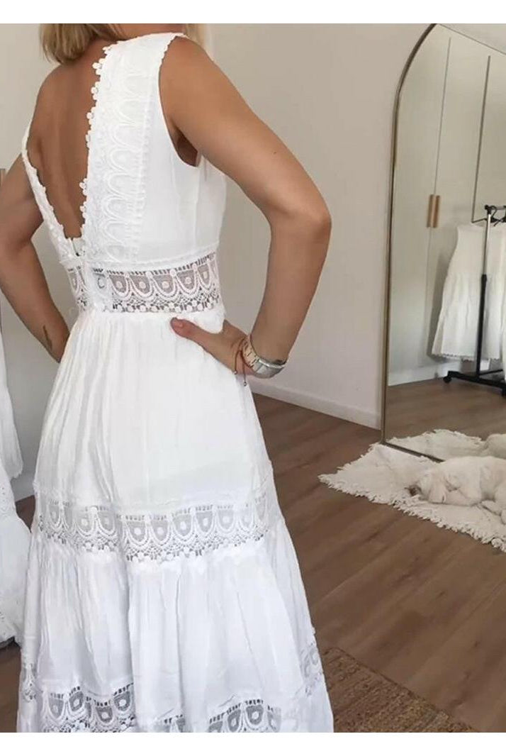 Alexa™ - Lace V-Neck Cami Dress