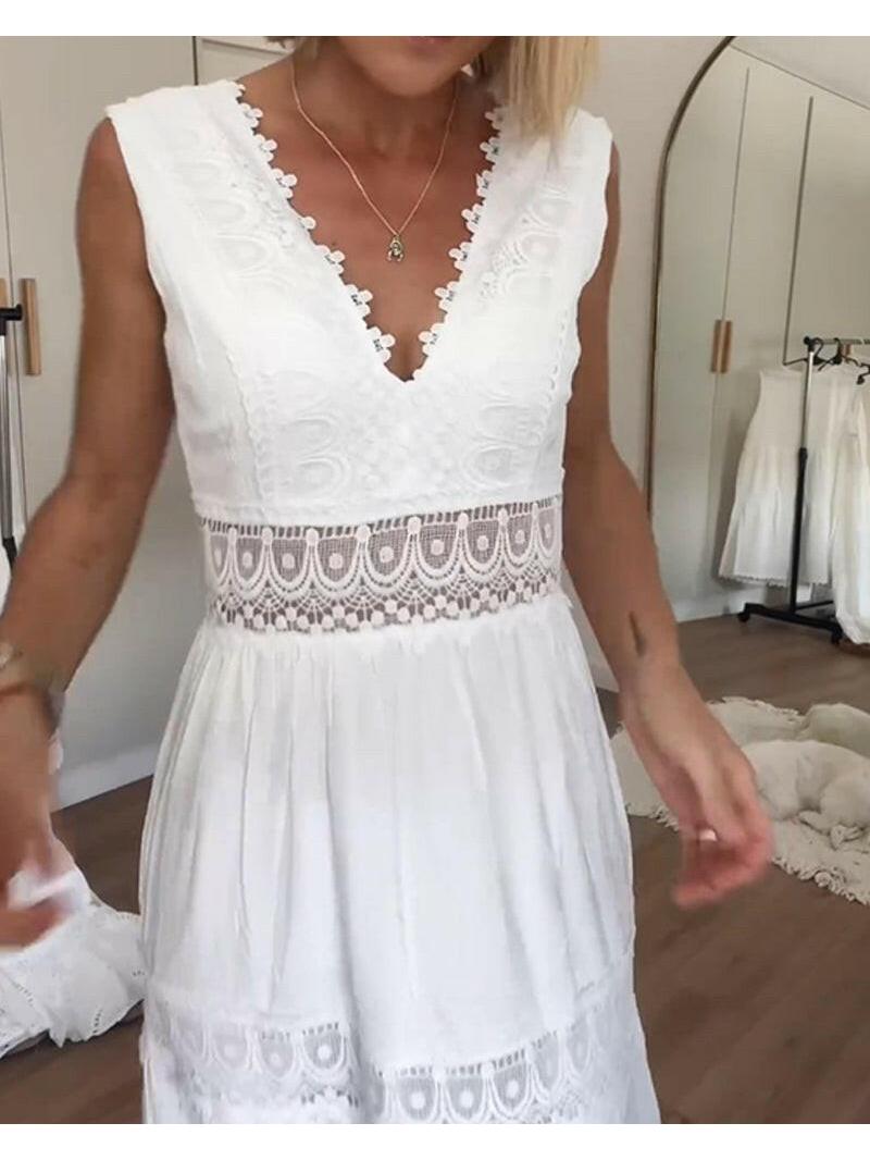 Alexa™ - Lace V-Neck Cami Dress