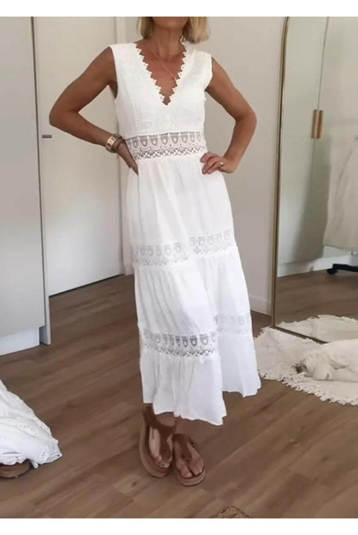 Alexa™ - Lace V-Neck Cami Dress