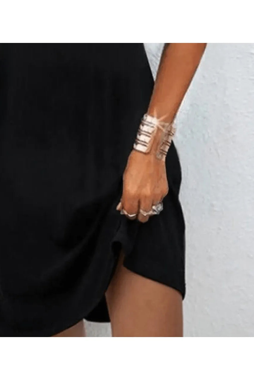 Avril™ - Chic Off-Shoulder Dress