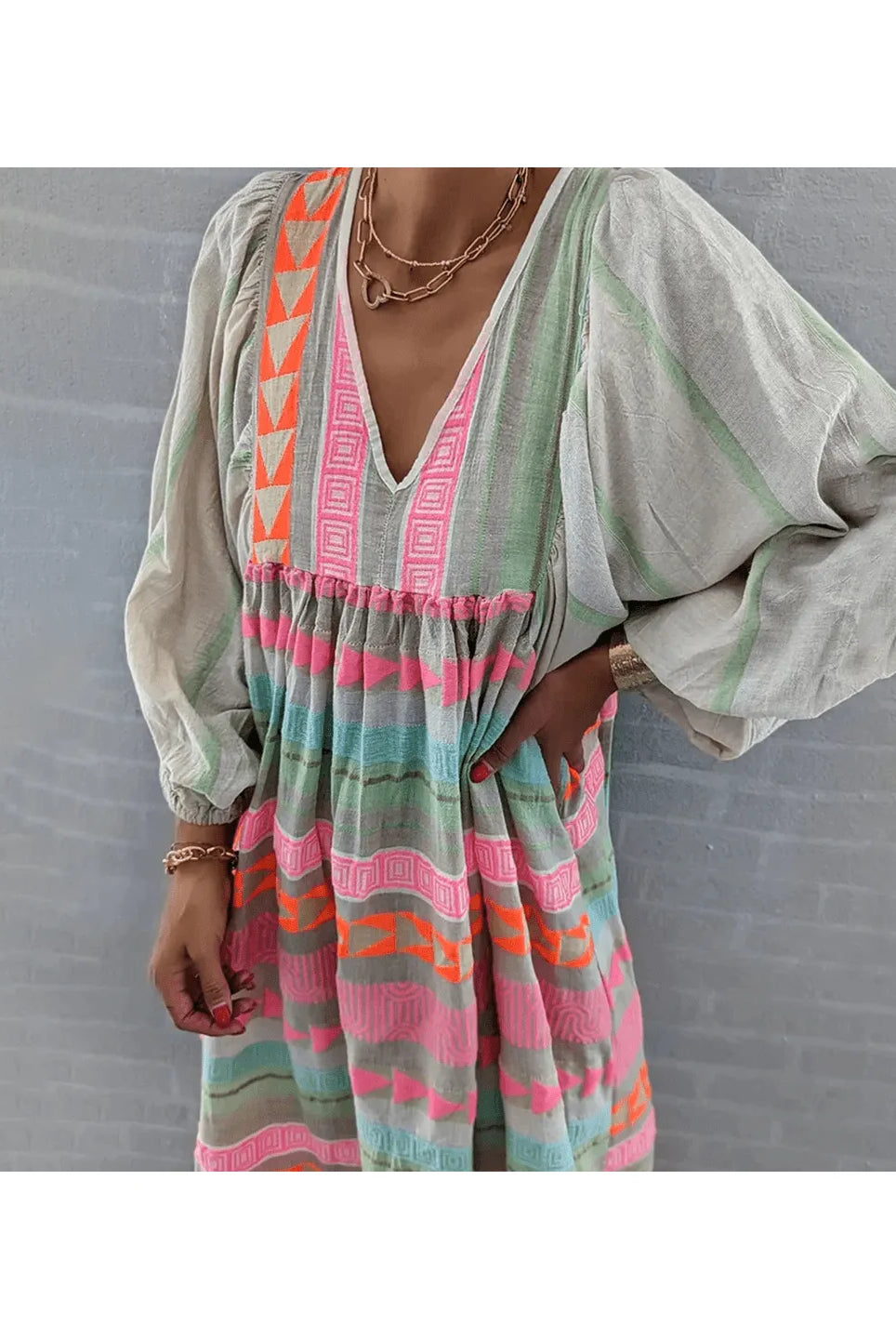 Sabrina™ - Comfortable Boho Dress