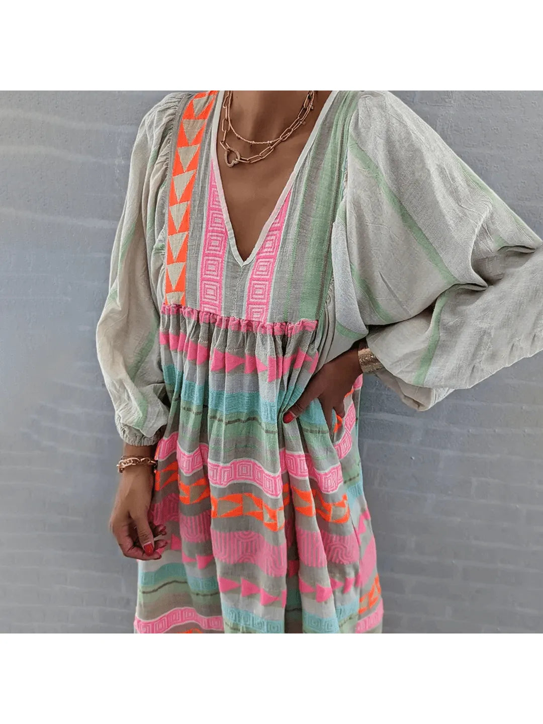 Sabrina™ - Comfortable Boho Dress