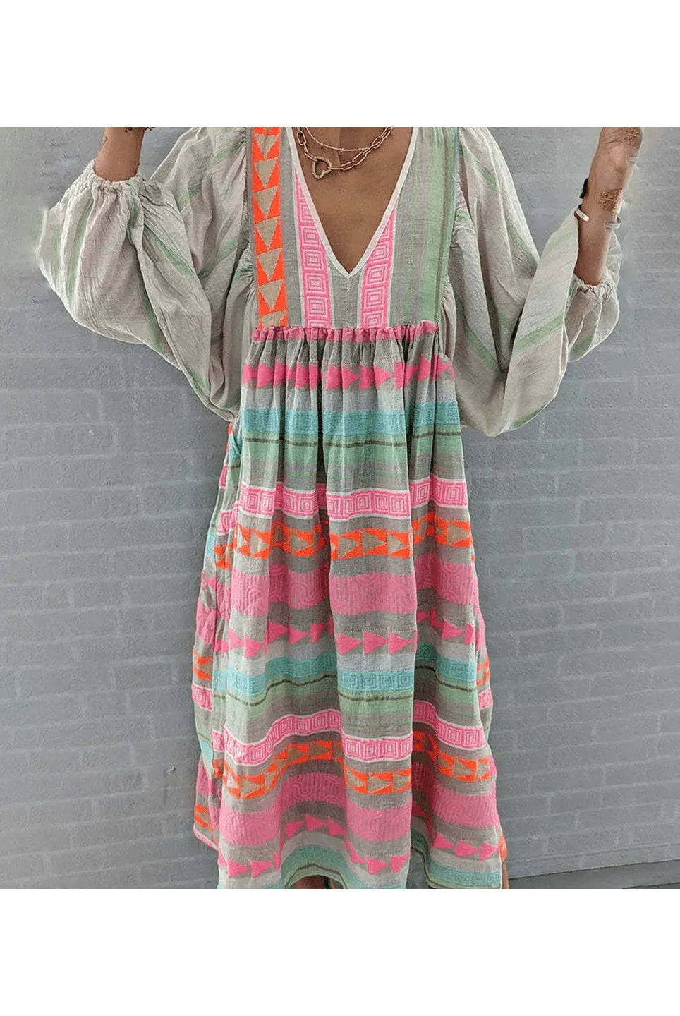 Sabrina™ - Comfortable Boho Dress