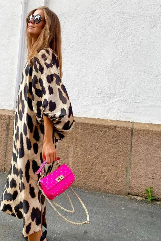 Lisa™ - Leopard Print Dress