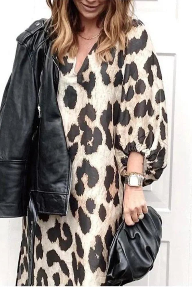 Lisa™ - Leopard Print Dress