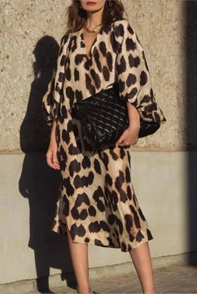 Lisa™ - Leopard Print Dress