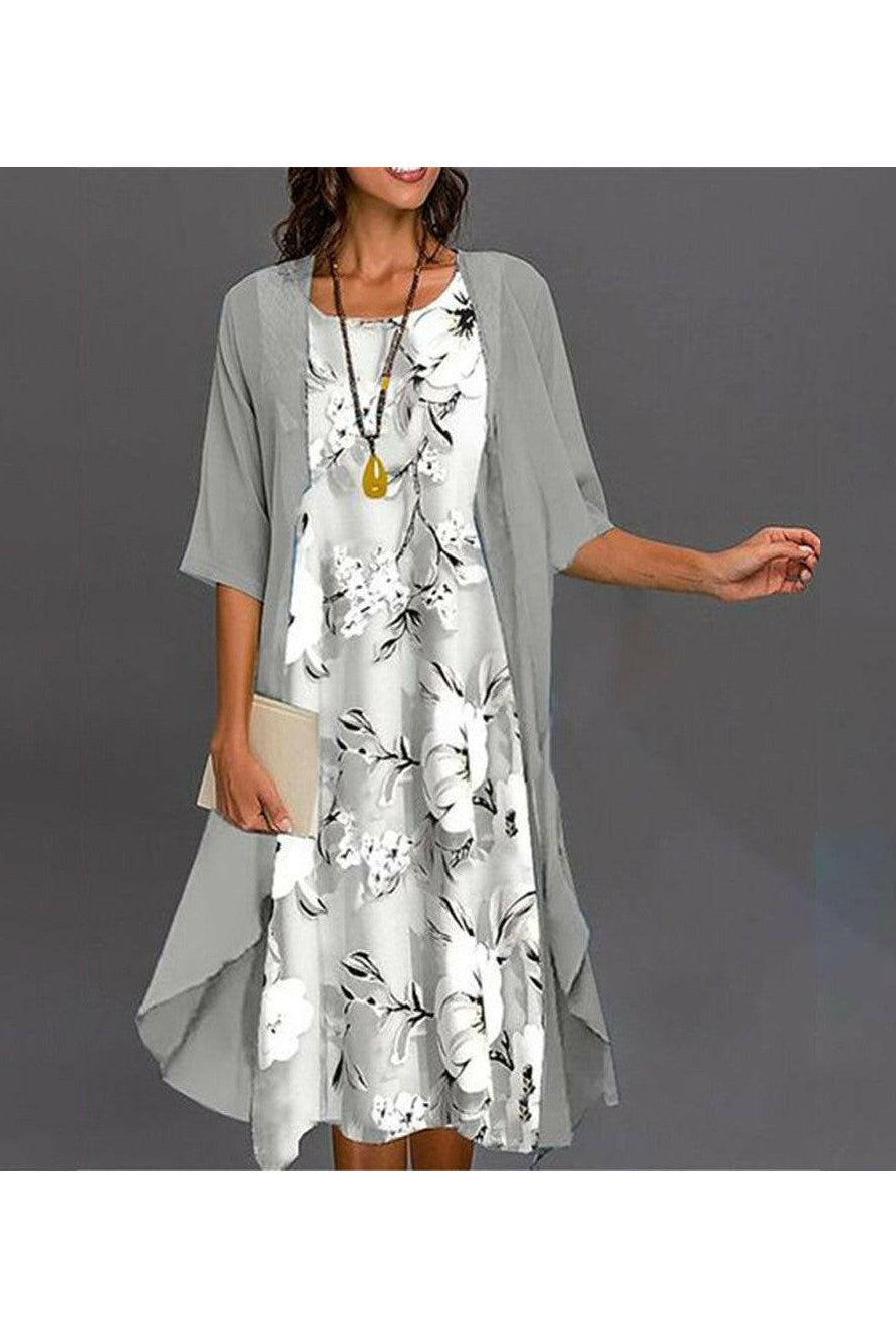 Viane™ - Elegant Printed Dress