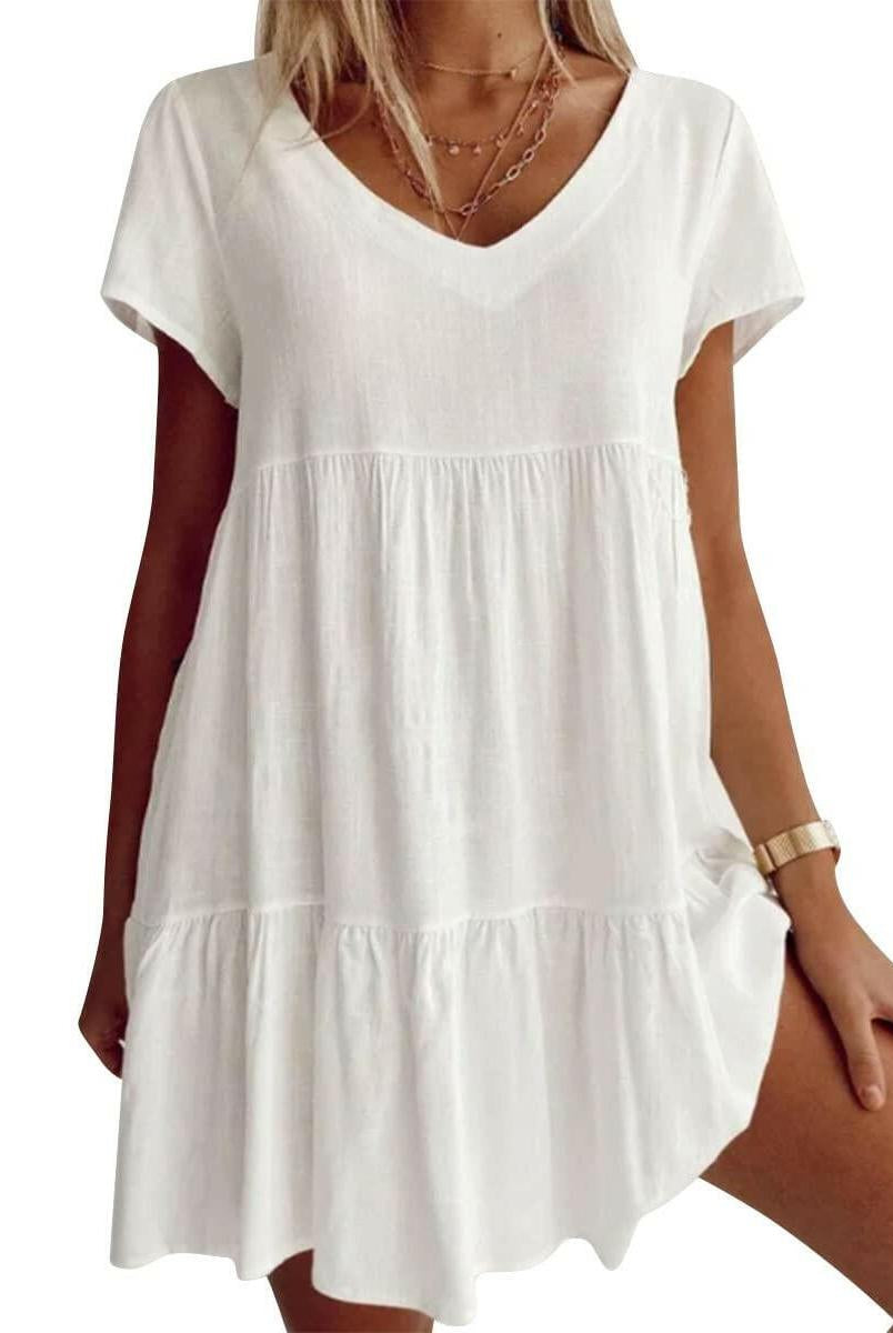 Suzy - Breezy V-Neck Dress