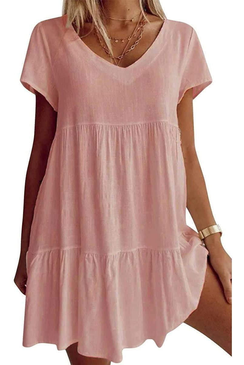 Suzy - Breezy V-Neck Dress