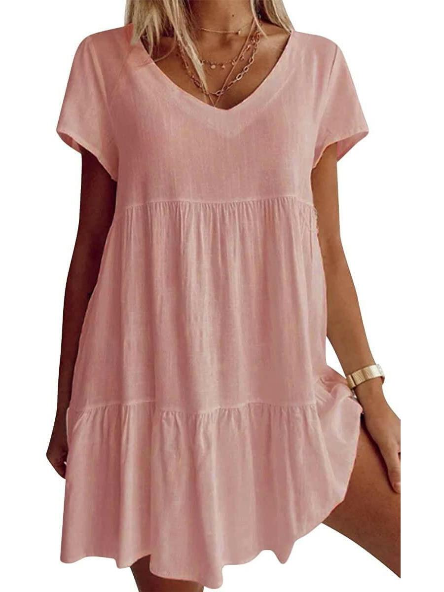 Suzy - Breezy V-Neck Dress