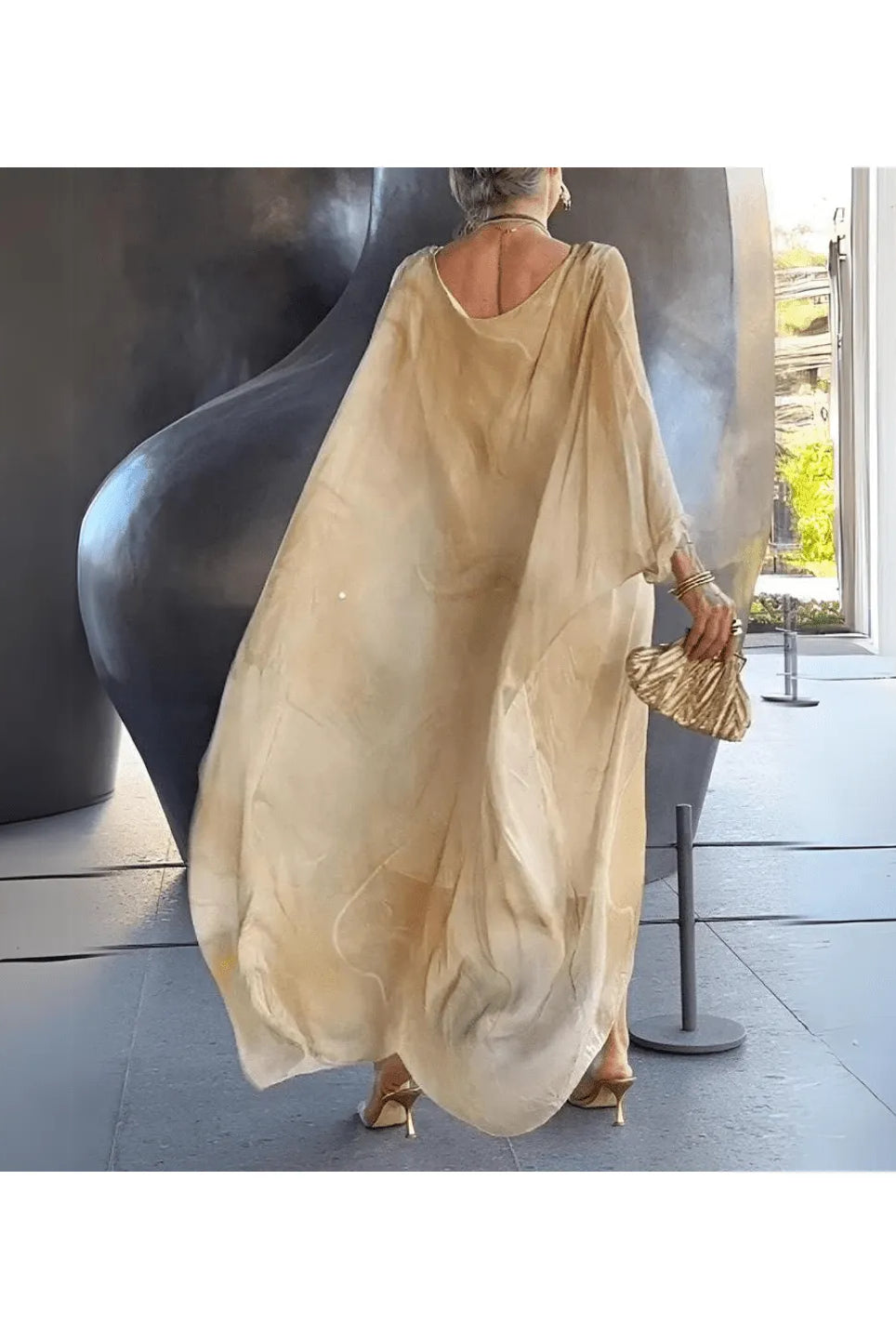 Laura™ - Charming Silk Chiffon Dress