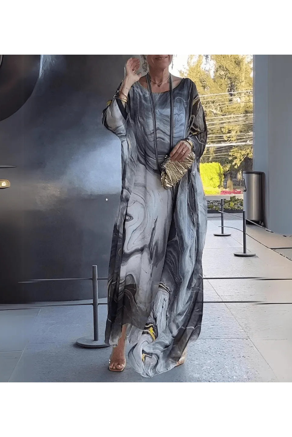 Laura™ - Charming Silk Chiffon Dress