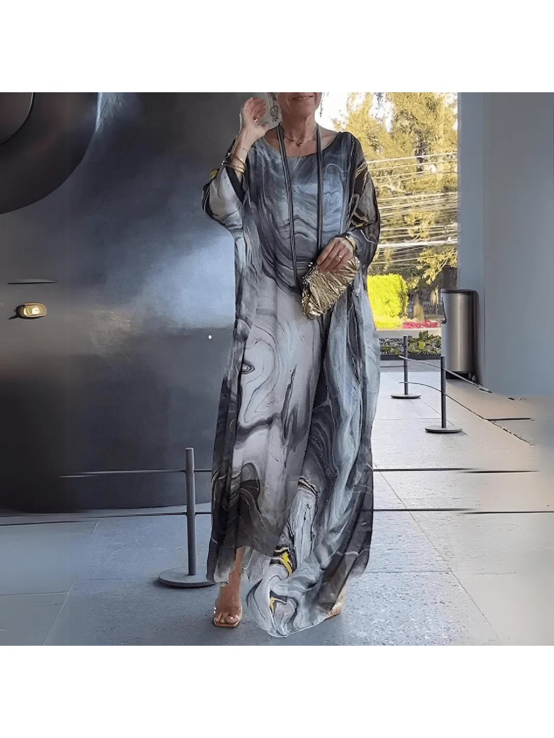 Laura™ - Charming Silk Chiffon Dress