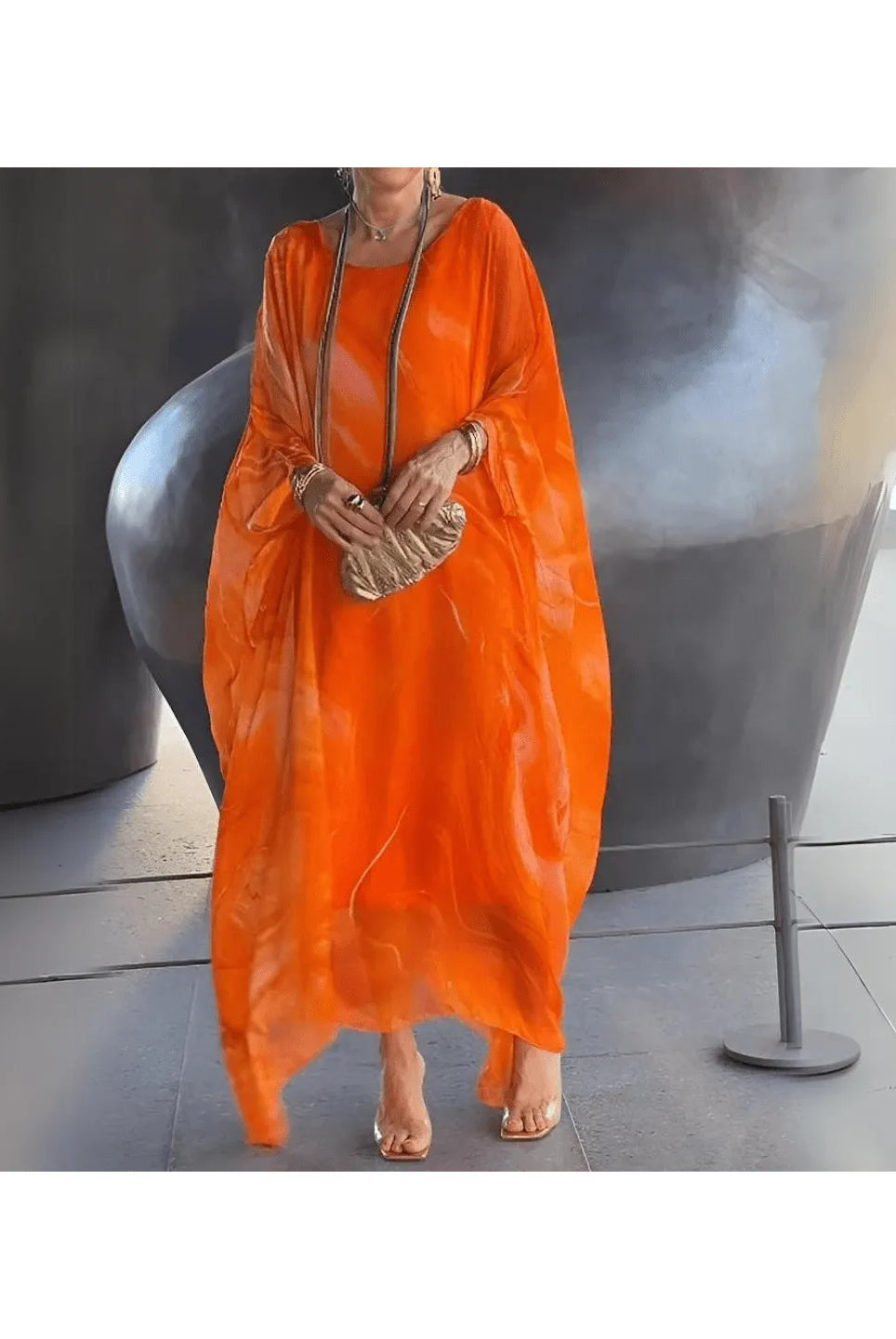 Laura™ - Charming Silk Chiffon Dress