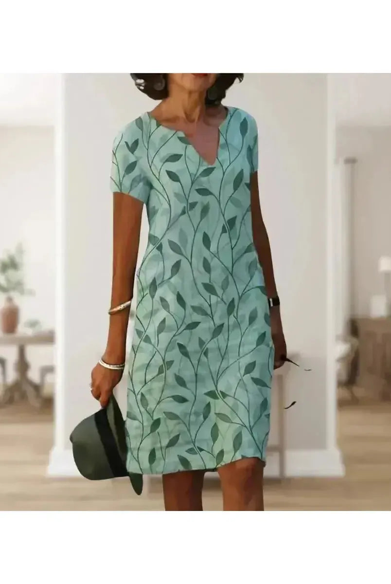 Galina | Casual Elegant Floral Print Dress