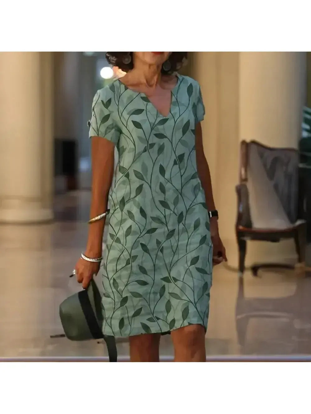 Galina | Casual Elegant Floral Print Dress