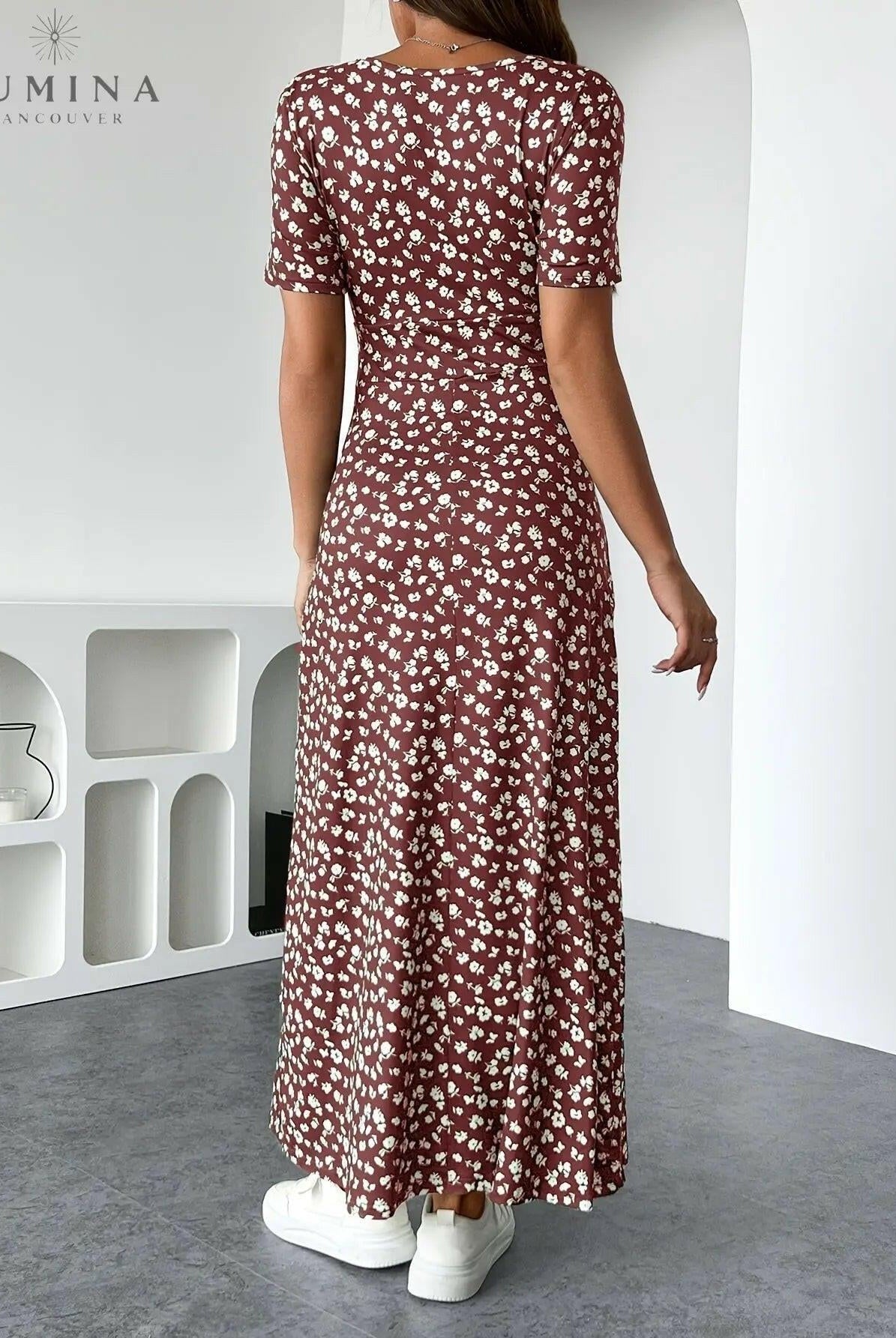 Lucia - The Elegant Floral Knit Dress