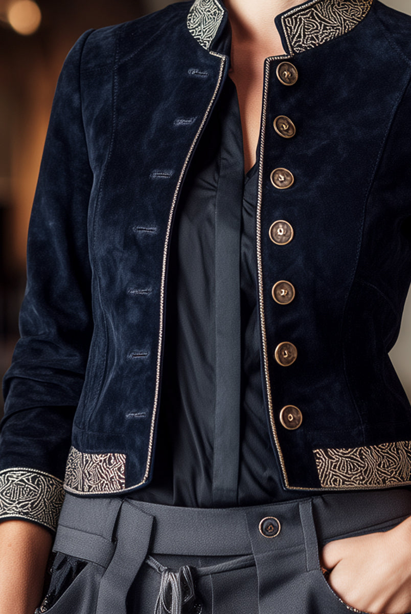 Navy | Military-Inspired Jacket - Lumina Vancouver - Lumina Vancouver