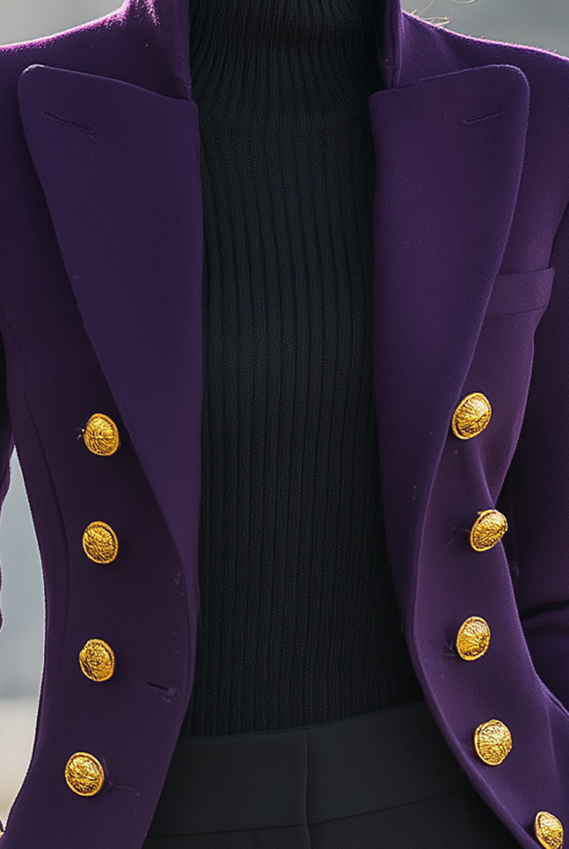 Elena | Double-Breasted Military Blazer - Lumina Vancouver - Lumina Vancouver