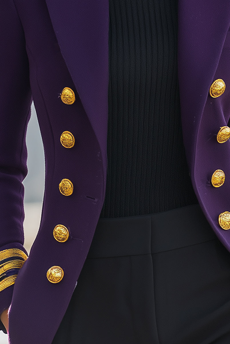 Elena | Double-Breasted Military Blazer - Lumina Vancouver - Lumina Vancouver