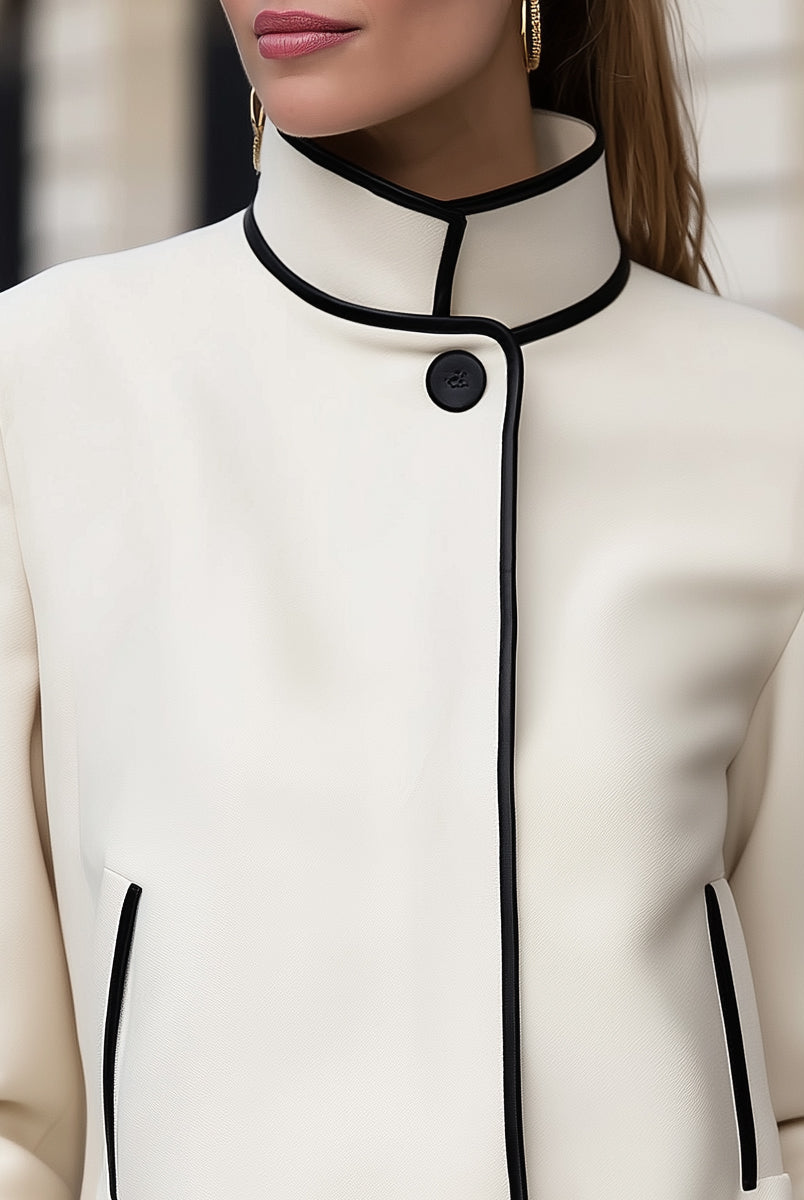 Elena | High Neck Jacket - Lumina Vancouver - Lumina Vancouver