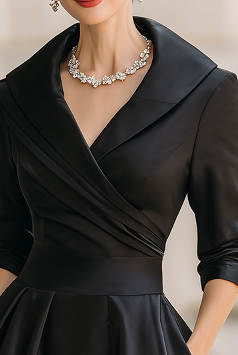 Aurora | Vintage Satin Midi Dress - Lumina Vancouver - Lumina Vancouver