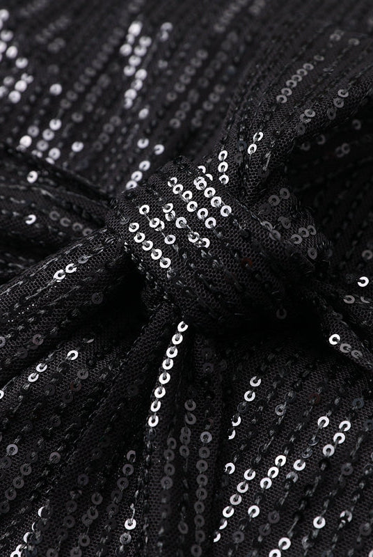 Women's Sequin Mini Dress - Loose Fit - 3/4 Sleeve - Cinched Waist - Party Wear by Lumina Vancouver