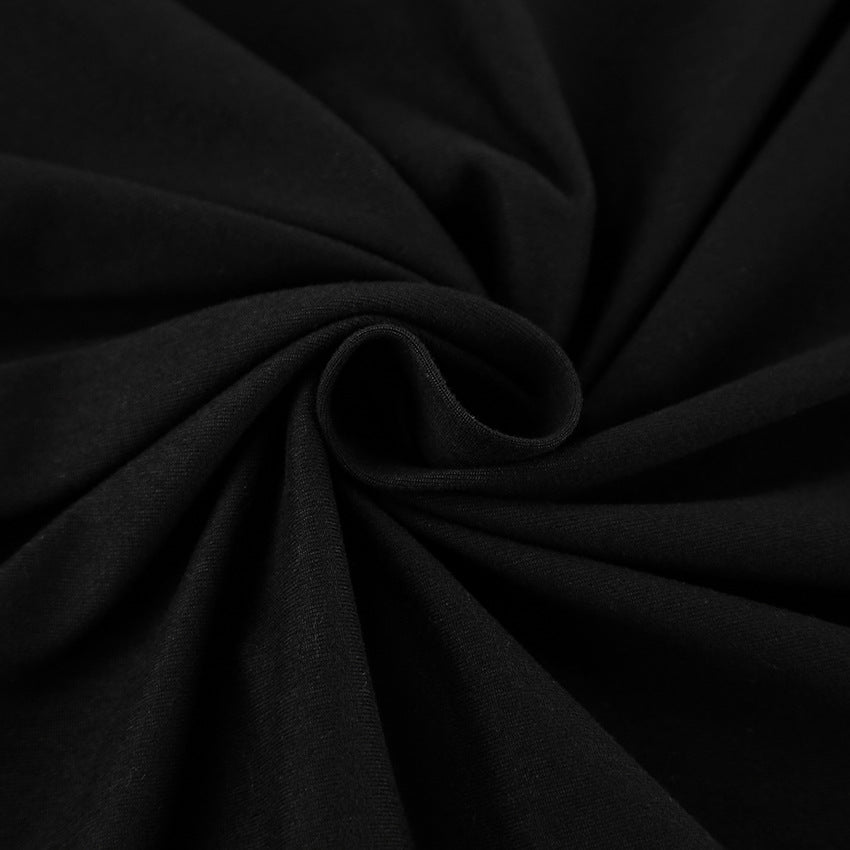 Women’s A-Line Dress – Slim Fit – Square Neck – Crisscross Strap – Long Sleeve by Lumina Vancouver