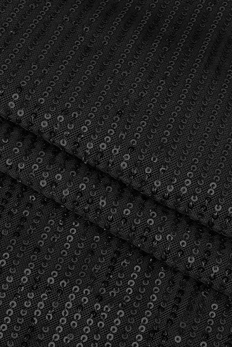 Women's Sequin Mini Dress - Long Sleeve - Relaxed Fit - Asymmetrical Party Wear by Lumina Vancouver