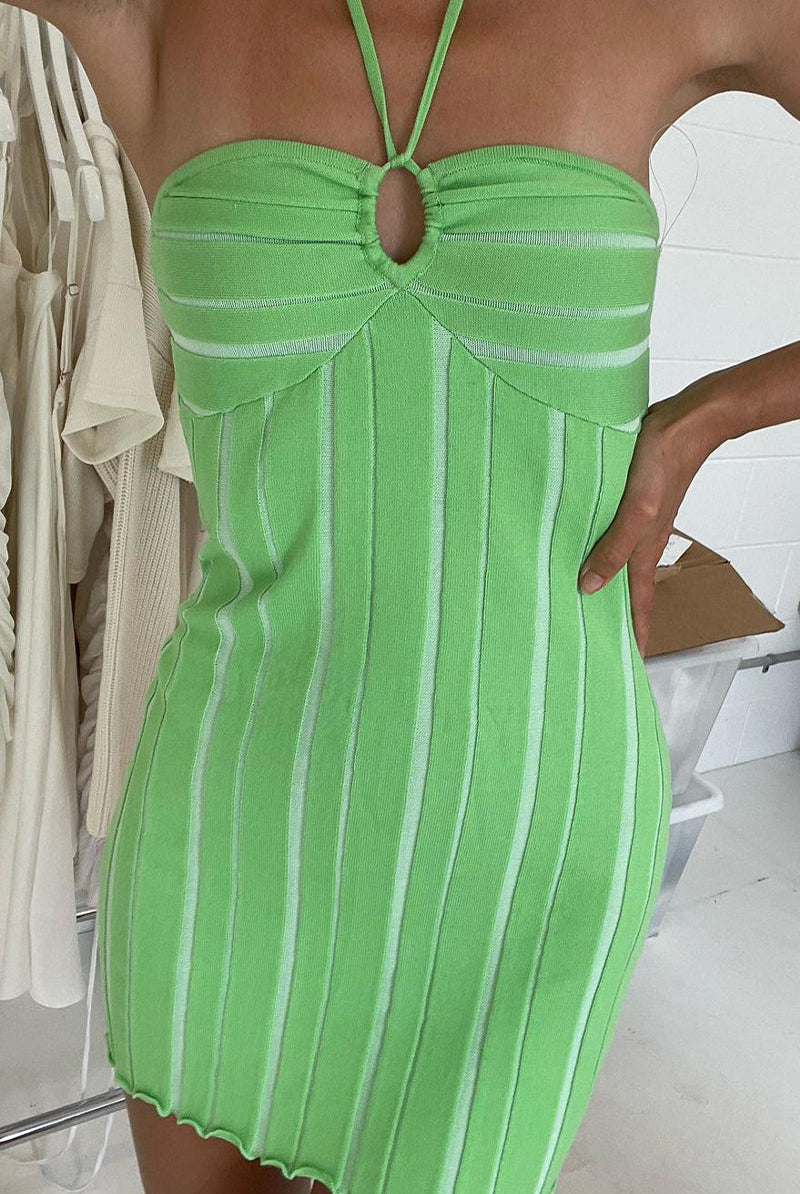 Women's Strapless Mini Dress - Ribbed Texture - Ruched Bust with Drawstring - Stretch Fit by Lumina Vancouver