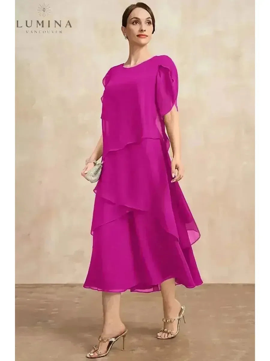 Celestia – Classic Chiffon Dress