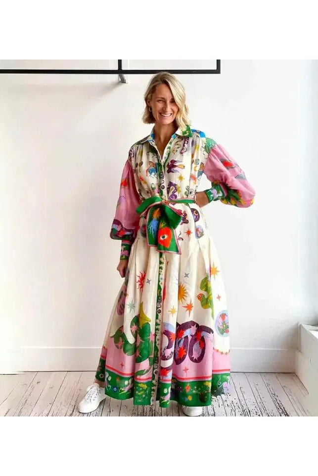 Delphina - Italian Maxi Dress