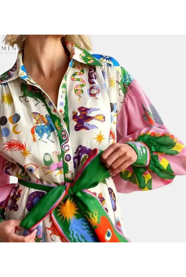 Delphina - Italian Maxi Dress