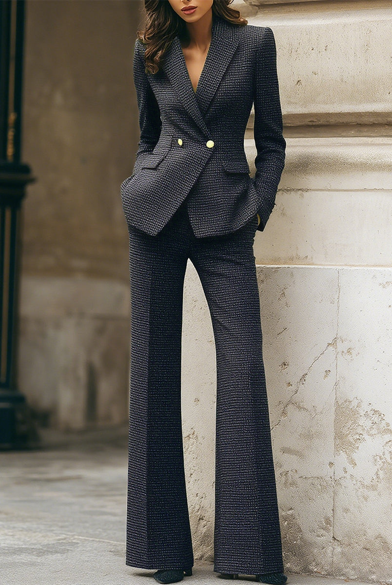 Sienna | Midnight Double Breasted Suit - Lumina Vancouver - Lumina Vancouver