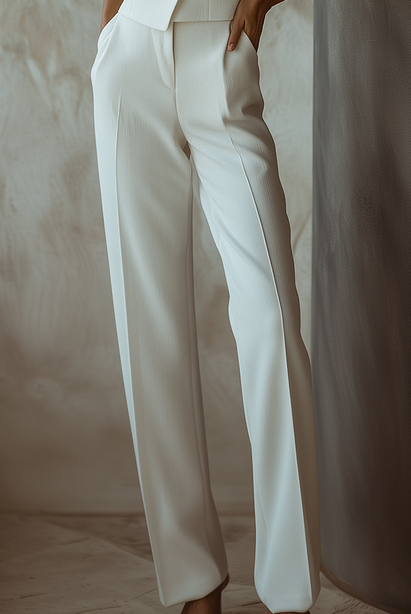 Isla | Sleeveless Blazer Suit Set - Lumina Vancouver - Lumina Vancouver