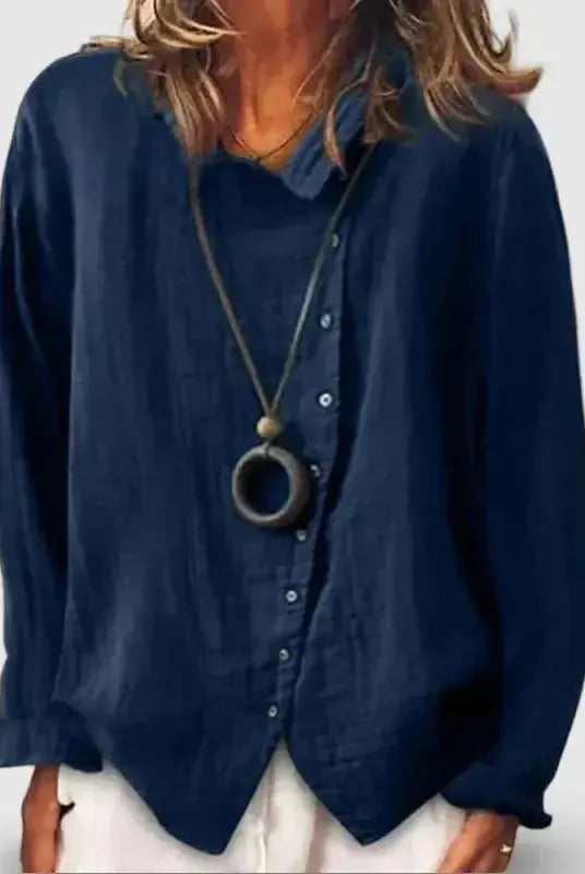 Women's Cotton || Casual Long Shirt