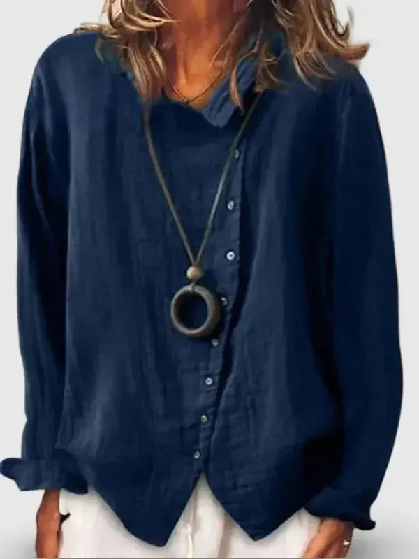 Women's Cotton || Casual Long Shirt