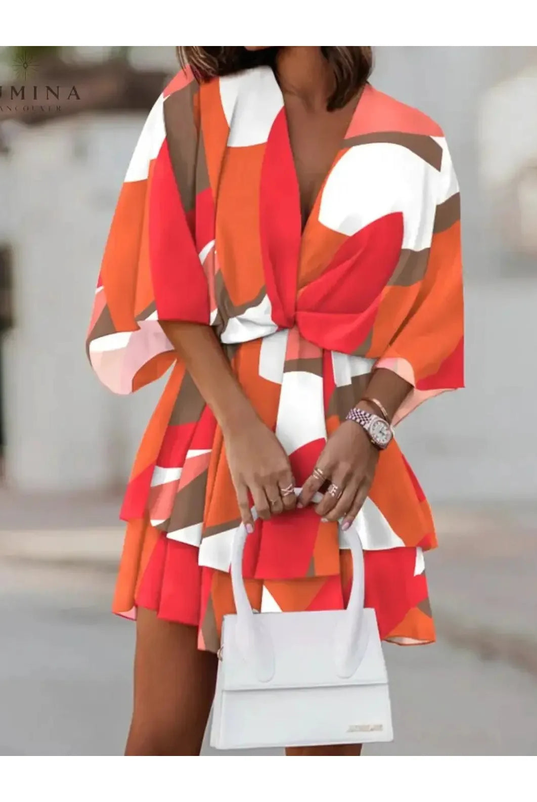 Valeria - Bohemian Floral Mini Dress