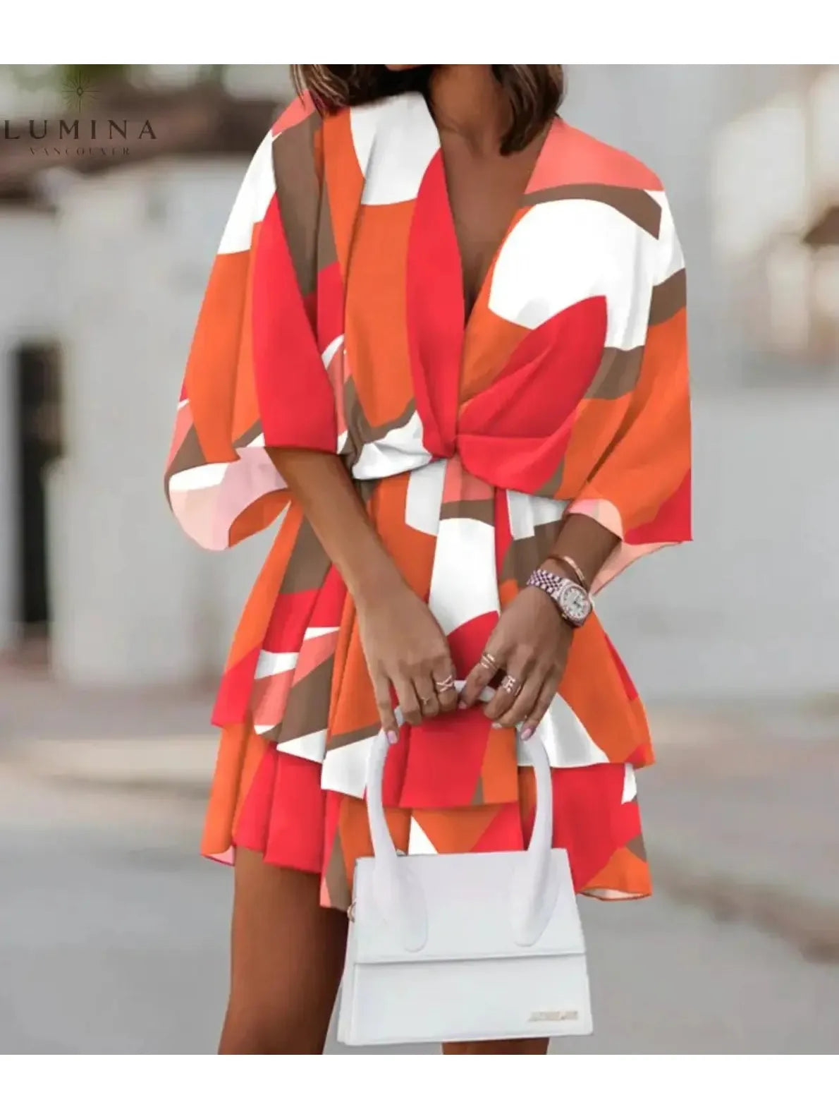 Valeria - Bohemian Floral Mini Dress