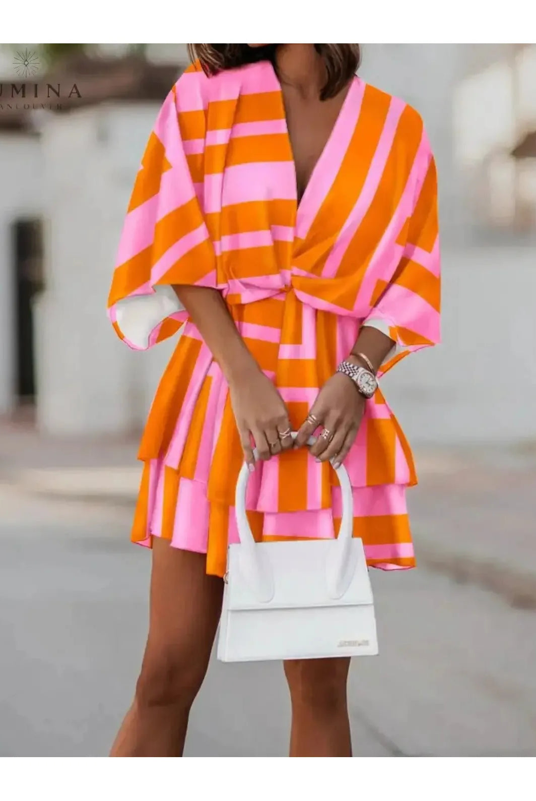 Valeria - Bohemian Floral Mini Dress