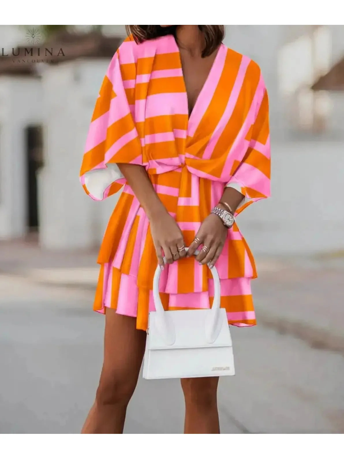 Valeria - Bohemian Floral Mini Dress