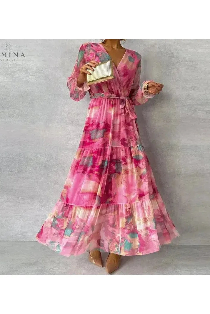 Emily - Elegant Floral Dress