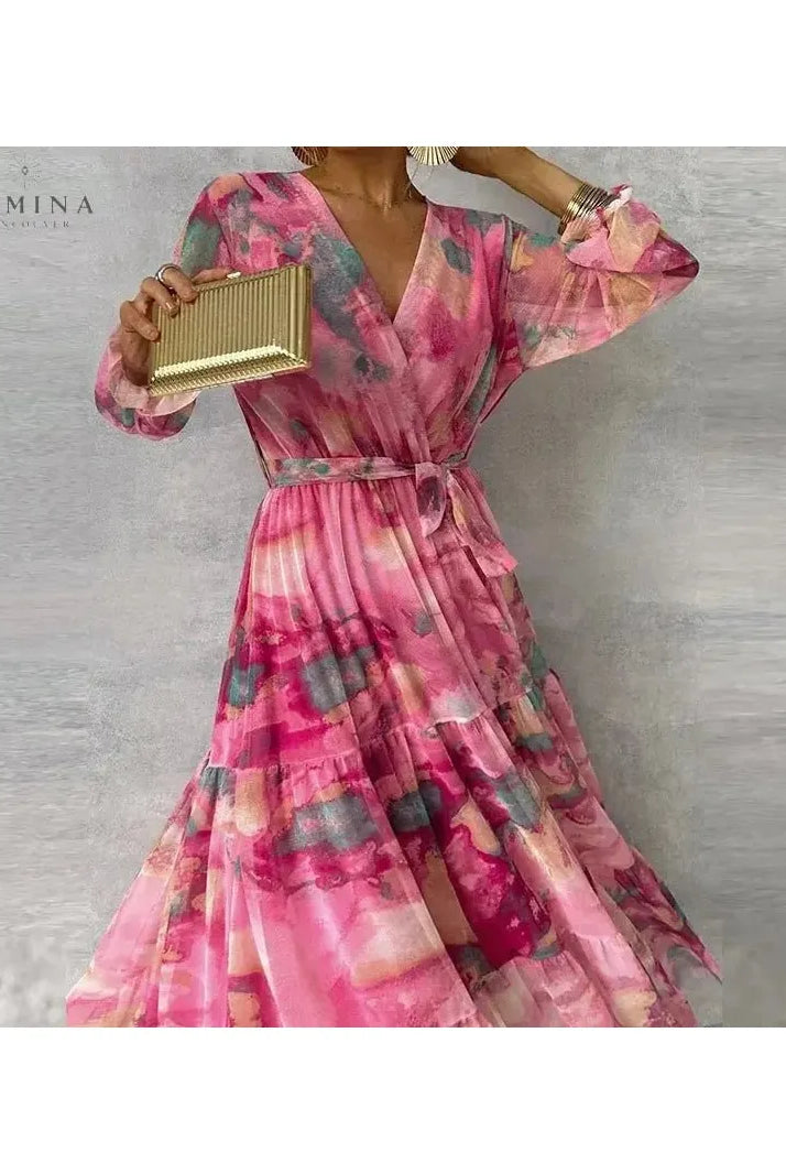 Emily - Elegant Floral Dress