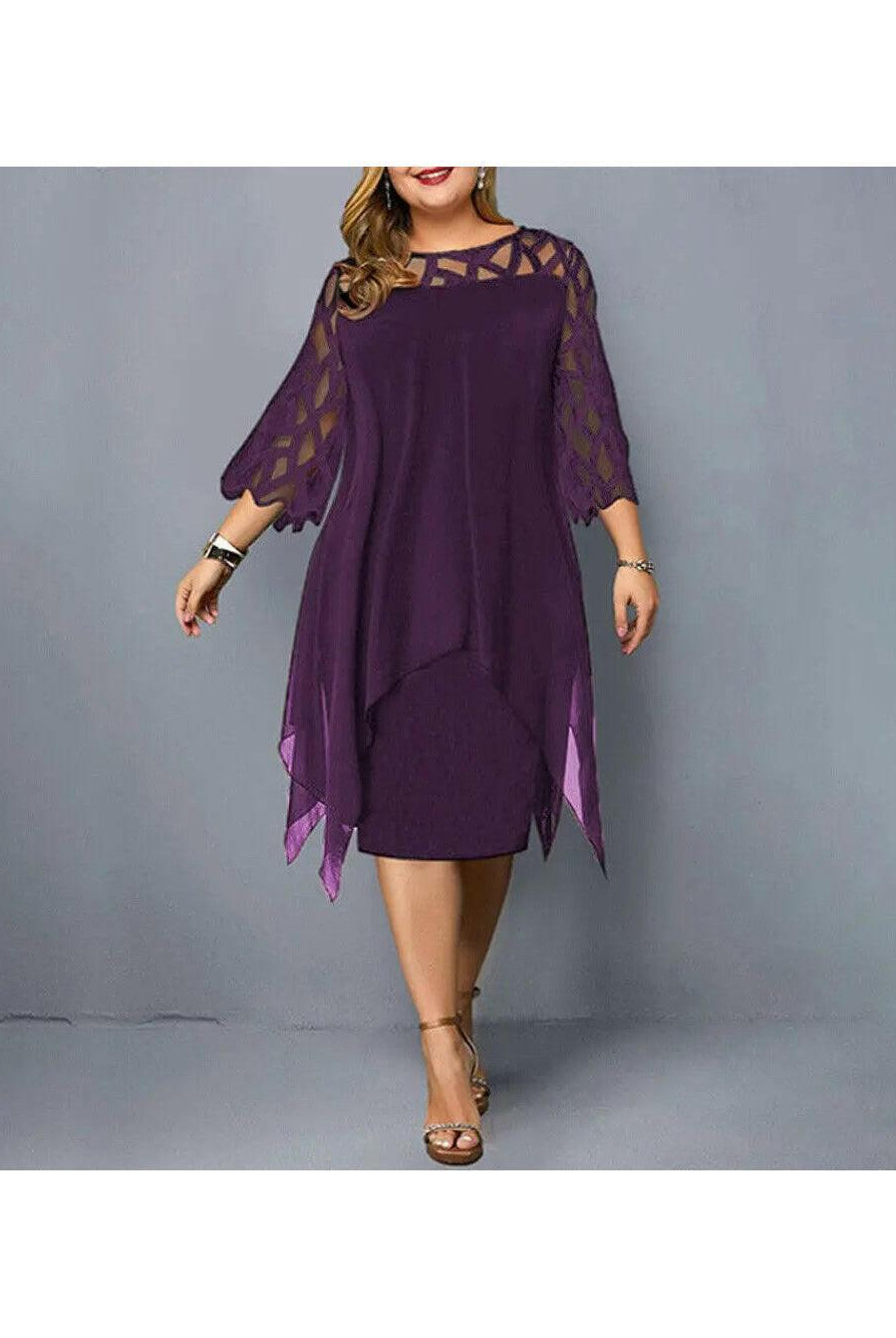 Annika | Plus Size Midi Dress