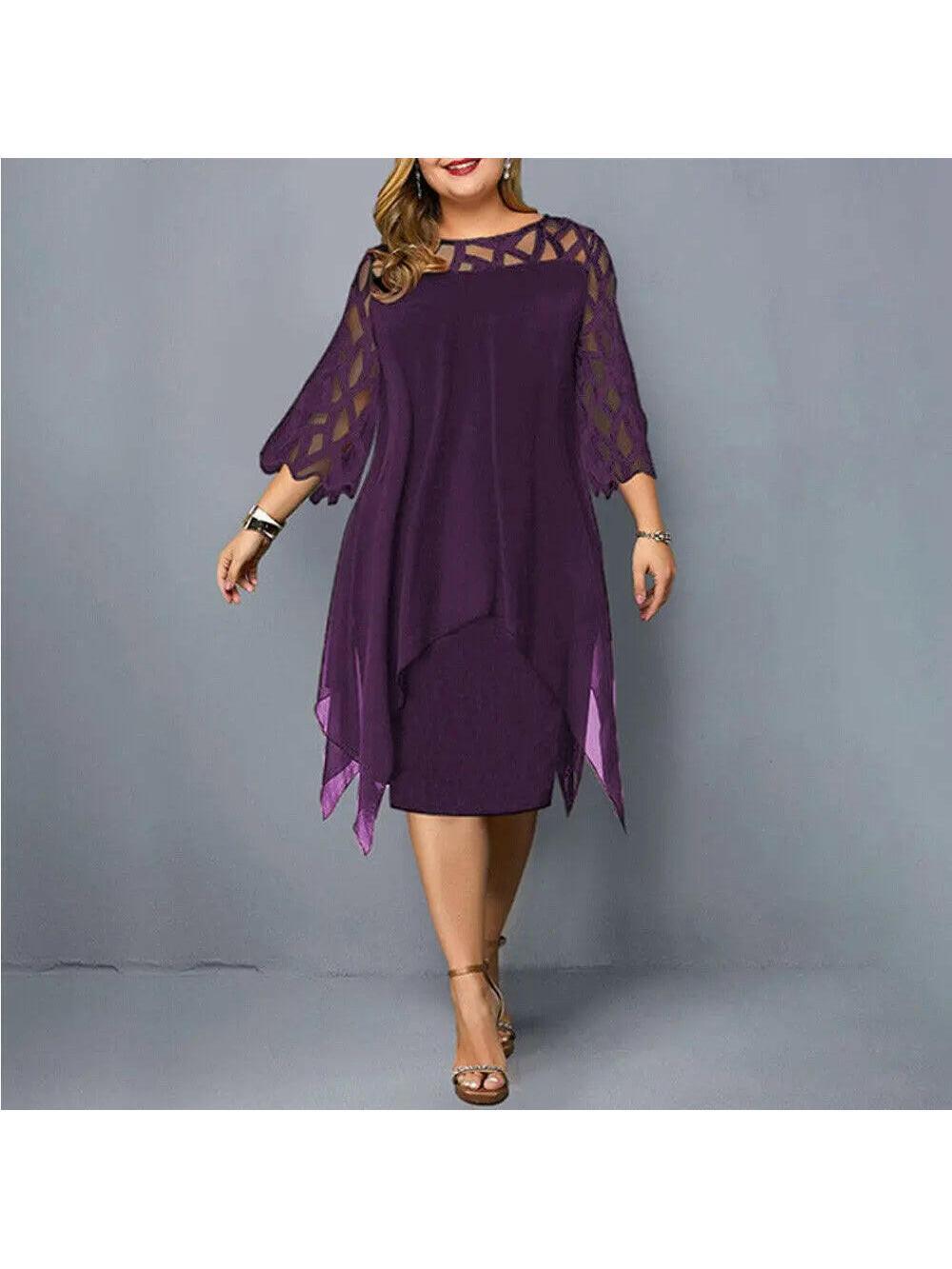 Annika | Plus Size Midi Dress