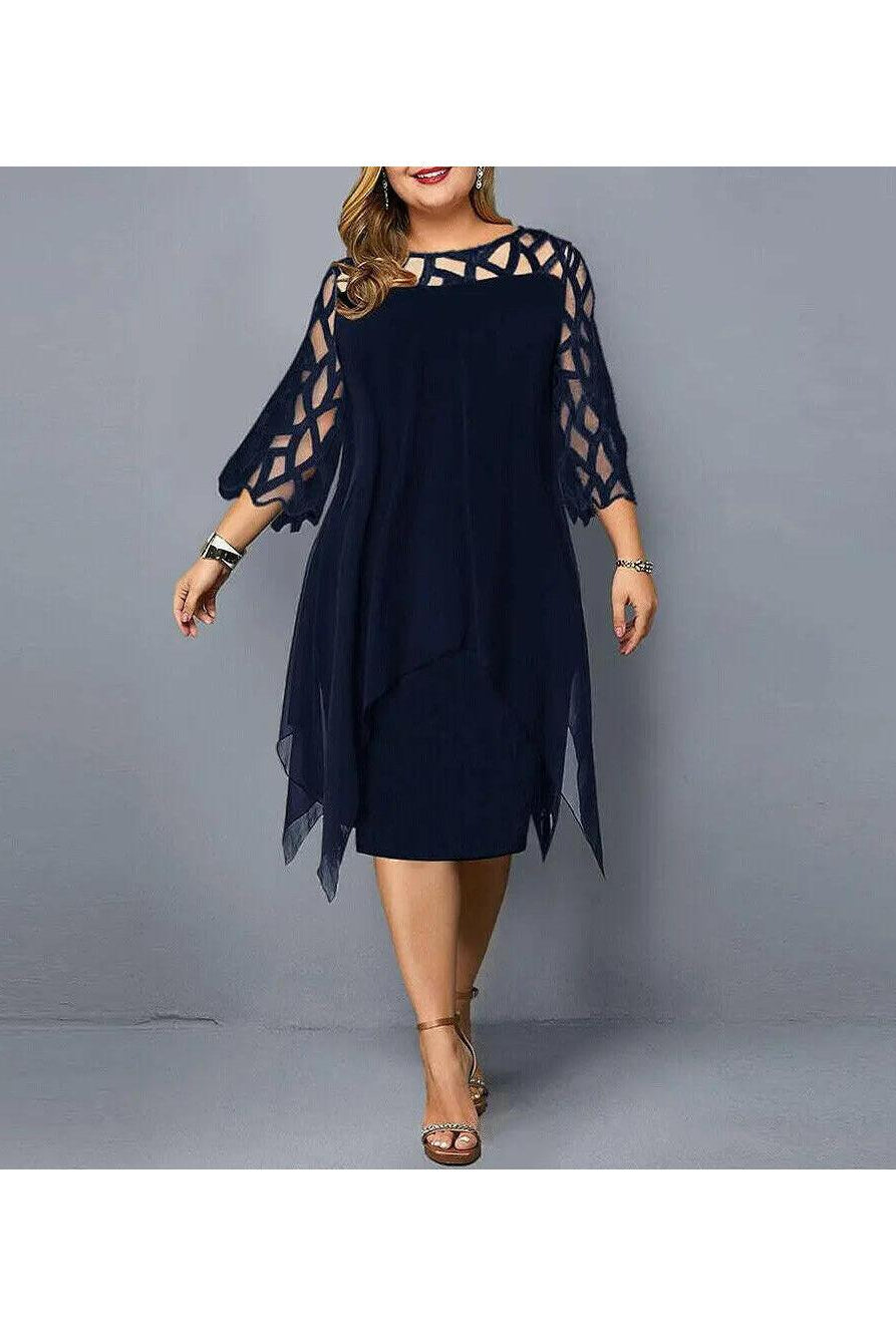 Annika | Plus Size Midi Dress