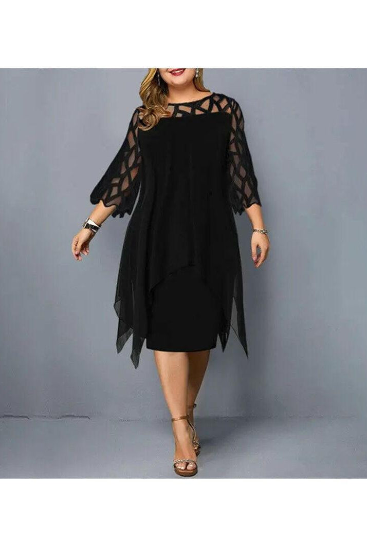 Annika | Plus Size Midi Dress