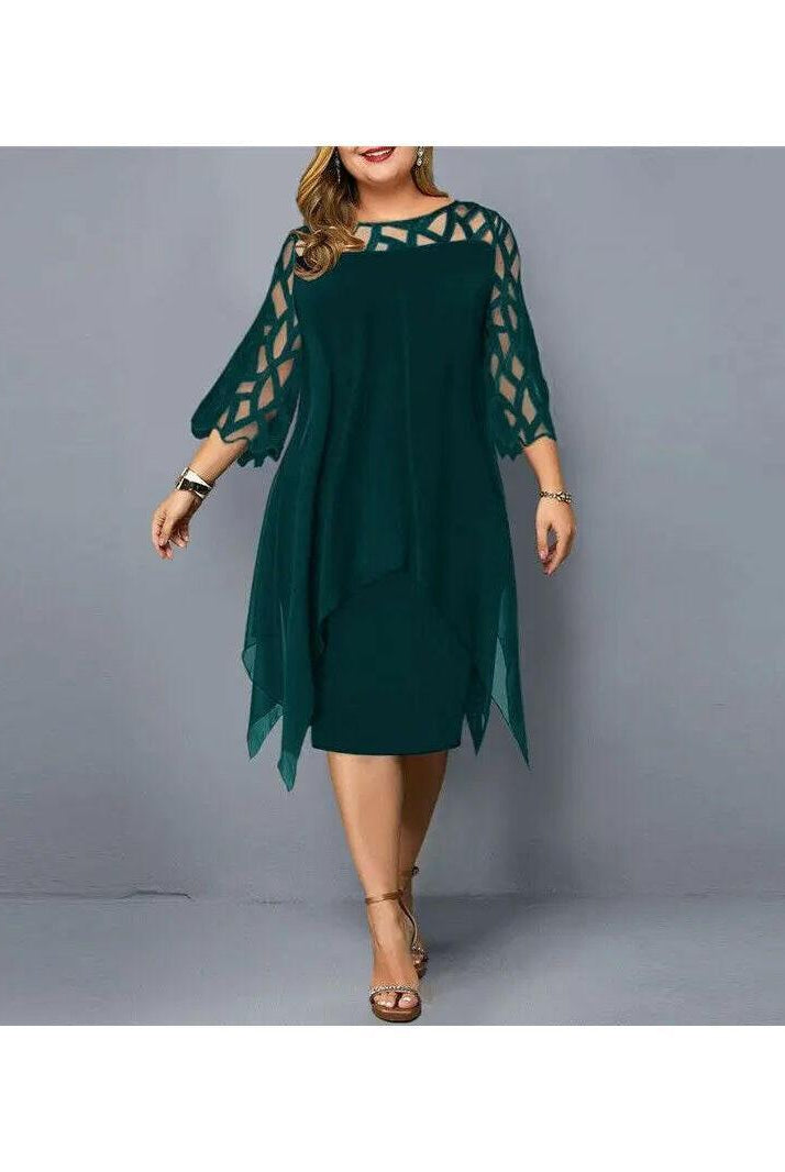 Annika | Plus Size Midi Dress