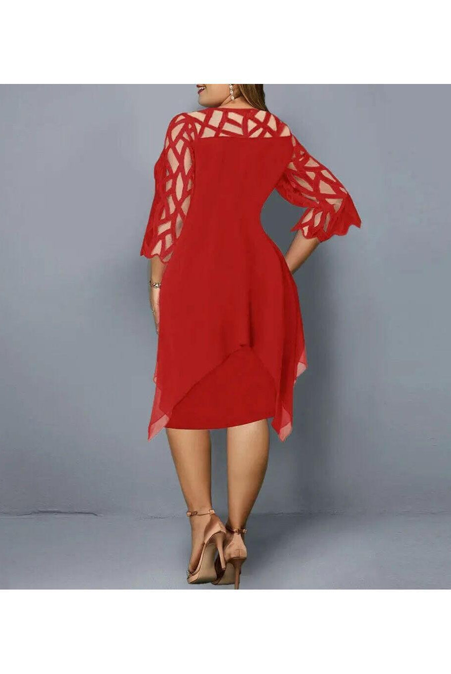 Annika | Plus Size Midi Dress